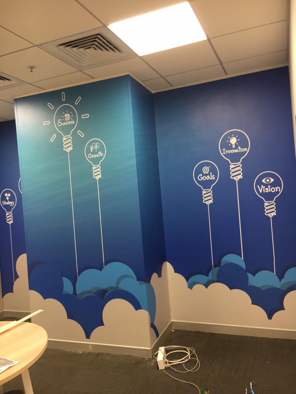 Coupa Internal Wall Graphics