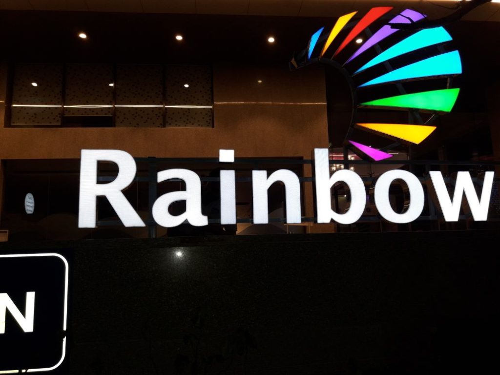 Rainbow LED Hospital Sign Boards Hyderabad